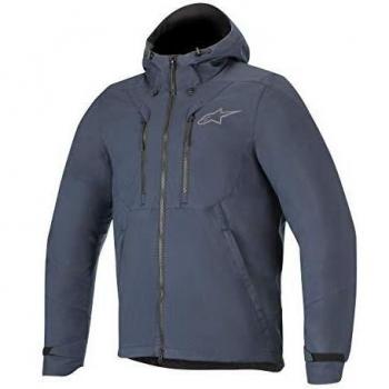 Alpinestars Chaqueta moto Domino Tech Hoodie Blue Navy, Azul Navy, S