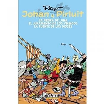 Johan y Pirluit vol. 2: La piedra de luna, el juramento de los vikingos y la fuente de los dioses. - Pierre (peyo) Culliford