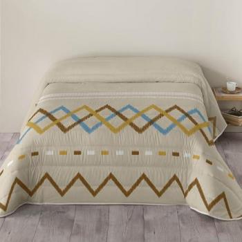 Edredón Nórdico Estampado Naturals - Acolchado Suave 300 Gramos - Tacto Pluma - Diseños Geométricos para Camas de 90 a 180 cm