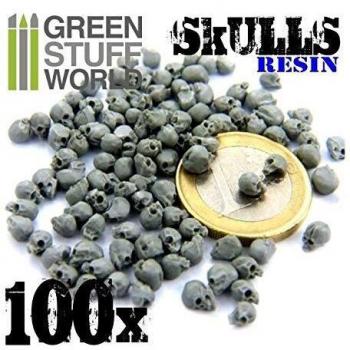 Green Stuff World 100 X Resin Skulls