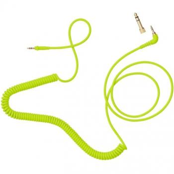 AIAIAI C18 Neon Coiled Replacement Cable for DJ Headphones (1.5m with Adapter)