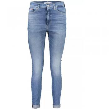Super Skinny Light Blue Cotton Jeans for Women - W27 L30