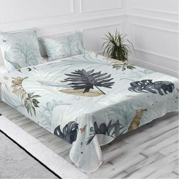 Happyfriday- Sábana Tropical de Algodón 200 TC, Fabricado en España
