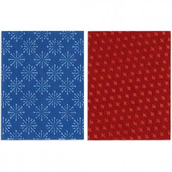Sizzix Textured Impressions - Plantillas para troquel