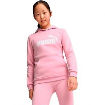 Sudadera casual Puma ESS Logo Hoodie FL G niña, color variado, material suave y cómodo, diseño con logo de Puma en el pecho, capucha ajustable, puños y dobladillo acanalados