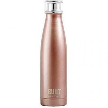 Botella de Agua BUILT Perfect Seal de Acero Inoxidable con Aislamiento de Doble Pared, 480 ml