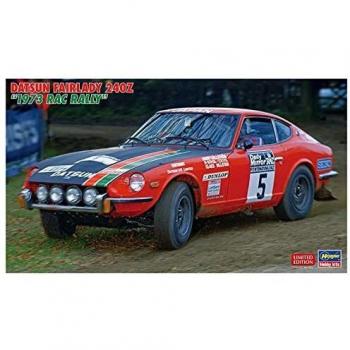 Hasegawa 1:24 Datsun Fairlady 240Z-1973 RAC Rally Kit de Modelo, Color Moldeado