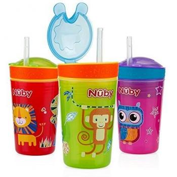 Nuby Id10373 - Taza para Bebidas y Snacks, 270 Ml