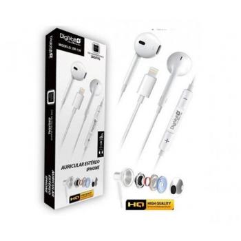 Digivot ER-139 Auricular con Cable, Bluetooth 5.0, Lightning, para iPhone con Micrófono