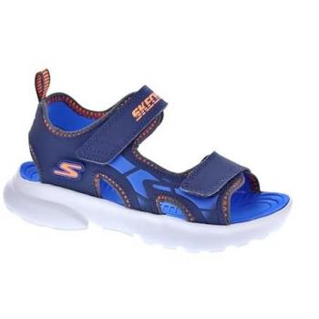 Sandalias Infantiles Skechers Razor Splash Aqua Buddies Azul Marino