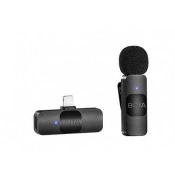Boya BY-V1 Wireless Lavalier Microphone with Lightning Connector for iOS Devices
