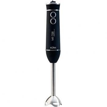 Solac BA5628 Mixter 800 800-Batidora de Varilla, Color W, Negro Tacto Suave