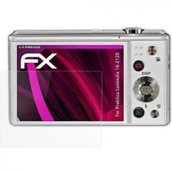 atFoliX Lámina Protectora de Cristal Praktica Luxmedia 16-Z12S Película Vidrio - FX-Hybrid-Glass