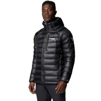 Chaqueta de hombre Columbia Arctic Crest Down con capucha negra - XL