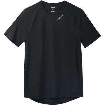 Camiseta de mujer NNormal Race manga corta negra para running