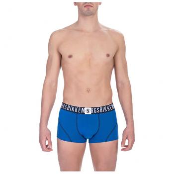 Bikkembergs Mens Pack-2 Boxers Fashion Pupino - Blue Cotton - Size Small