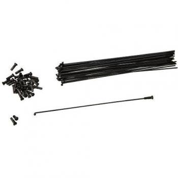 KHE Uni Bmx Dt Swiss - Juego de radios para bicicleta negro negro Talla:181mm