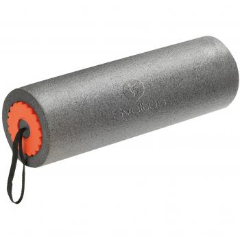 Sveltus 3-in-1 Foam Roller Set for Stretching and Self-Massage - Gray/Orange