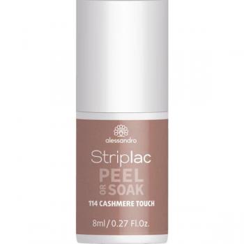 Alessandro Striplac Peel Or Soak Lacas de uñas 8 ml 114 - Toque de Cachemira, Vegan