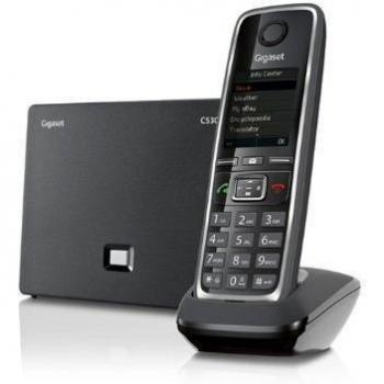 Gigaset C530IP - Teléfono VOIP, negro [Versión Importada]