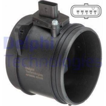 Sensor de flujo de aire Delphi AF10638-12B1, medidor de masa de aire, compatible con múltiples vehículos, alta precisión en la medición, fácil instalación, tecnología avanzada para optimizar el rendimiento del motor