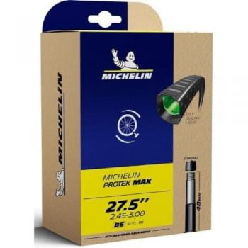Cámara Michelin B6 Protek Max 27.5x2.40-3.00 Válvula Schrader 48 mm