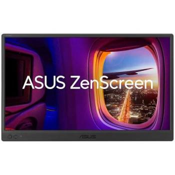 Monitor Portátil ASUS ZenScreen MB169CK 15.6 Full HD IPS, Doble USB-C, Mini HDMI, Antirreflejos, Sin Parpadeo