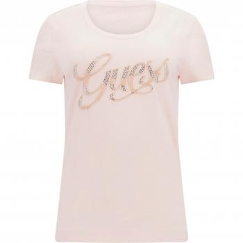 Women's Short Sleeve Guess Script T-Shirt