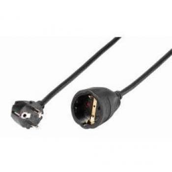Vivanco SKV 5B-N Base Múltiple con Cable de 5 metros y 1 Salida AC Interior en Color Negro