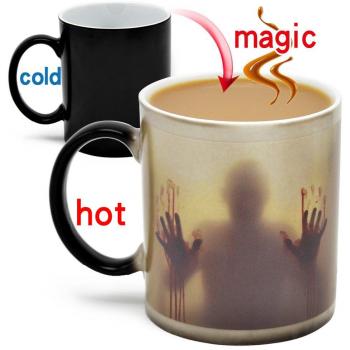 Taza Mágica,Walking Dead Cambia de Color Café Cerámica Tazas, Personalizada Regalo