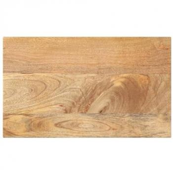 Tablero de mesa rectangular de madera maciza de mango 50x20x2,5 cm