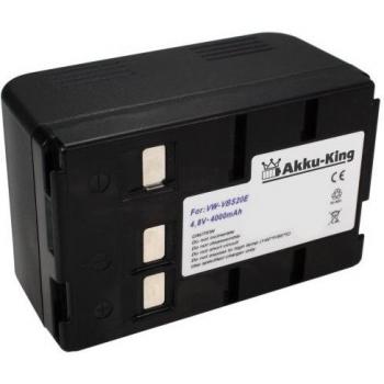 Akku-King batería compatible Panasonic VW-VBS20E HHR-V20 HHR-V40 HHR-V212 HHR-V214A/ K HHR-V40 NV-A3 P-V211 - Ni-MH - 4000mAh