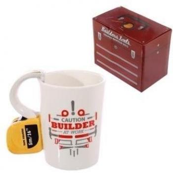 Tazza mug colazione in Ceramica con Manico a Forma di Metro