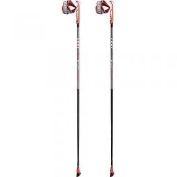 Bastones de Senderismo Nordic Walking LEKI Smart Flash Unisex 125 cm Color Gris/Negro