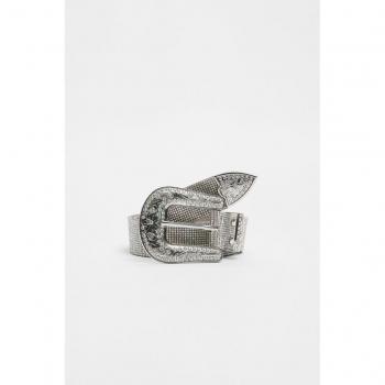 Rhinestone Cowboy Belt - Grey 30