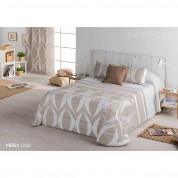 EDREDON CONFORTER - MENA (CAMA 150 - 250 X 270, COLOR 02 BEIG)