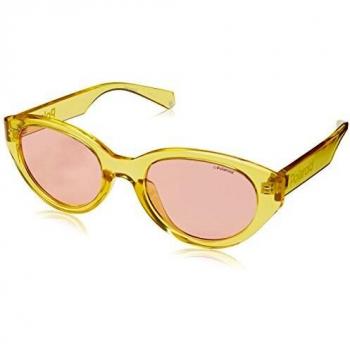Polaroid PLD6051/G/S 40G Yellow PLD6051/G/S Round Sunglasses Polarised Lens Cat