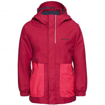 VAUDE Campfire 3 in1, Chaqueta niña, niña, 406049571280, Bright Pink, 122/128