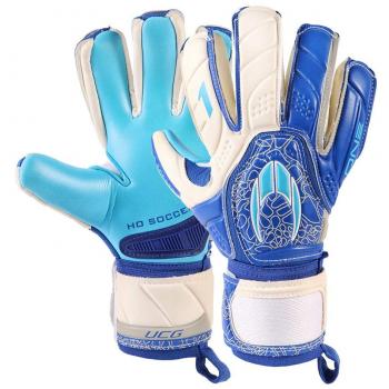 HO Soccer One Negative Storm Blue Guantes De Portero, Unisex Adulto, Azul/Blanco, 9,5