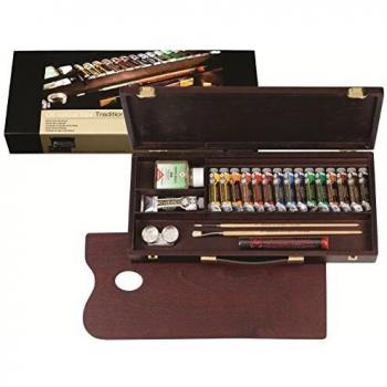 Rembrandt oil paints luxury box 16 colors 410 847 [HTRC 3]