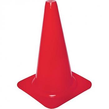 Cawila - Cono de señalización, Altura: 23 cm, Rojo
