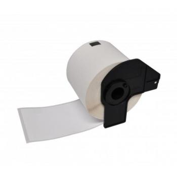 Etiquetas Brother DK22243 - Tamaño Personalizado - Ancho 102mm x 30,48 metros - Texto negro sobre fondo blanco