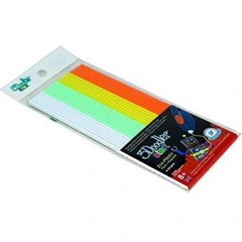 3DOODLER - Filamentos de Recambio Start Blanco / Azul / Amarillo / Naranja