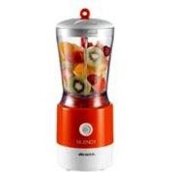 Batidora de Vaso Ariete Blendy 350W 0.8L Naranja y Blanco con Cuchilla de Acero Inoxidable
