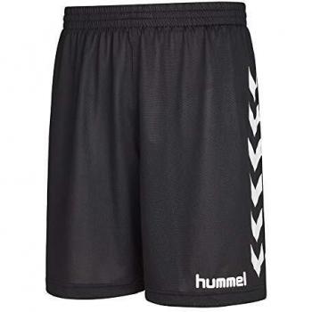 Hummel Pantalones Cortos Essential GK 2023 - Pantalones cortos de fútbol, tejido ligero y transpirable, diseño clásico, cintura elástica con cordón ajustable, logotipo Hummel en contraste