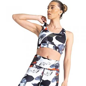 Dare2b Swift Low Impact Sports Bra - Sweat Wicking, Fast Drying, Removable Padding