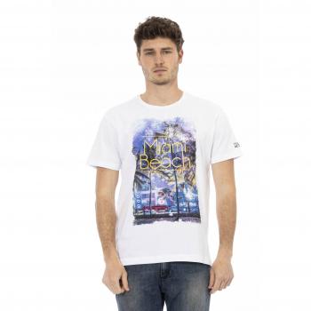 Trussardi Action White Cotton T-Shirt - S