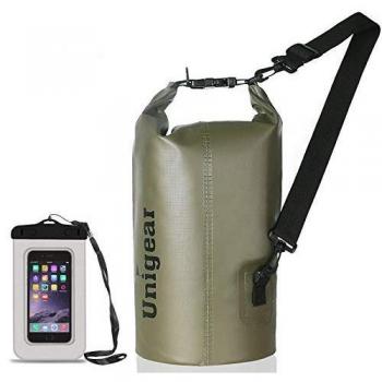 Unigear Bolsa Estanca 2L~40L Seca Impermeable + Funda De Movíl Camping Playa