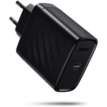 ESR Cargador de Red, USB C Cargador Carga Rápida 30W, PD Power Delivery para iPhone XS MAX/XS/XR, Samsung S10/S10+/S10e, iPad Pro 11/12.9 2018 y iPad Air 10.5/Mini 5, Xiaomi, Nitendo Switch