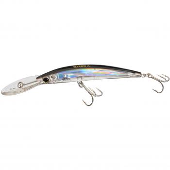 Yo-Zuri Crystal 3D Minnow Deep Diver Señuelo, F1153 C4, Plata y Negro., 5-1/4 Inches